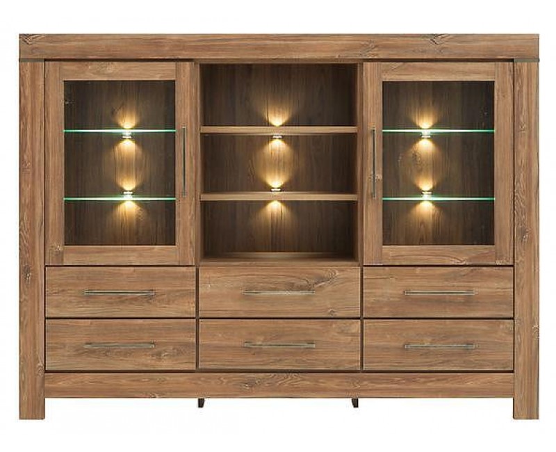 Витрина GENT KOM2W6S/13/17 с LED осветление - Витрини