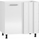 Долен ъглов шкаф Vento DN-100/82 100(80)см Бял гланц - Модулна система VENTO