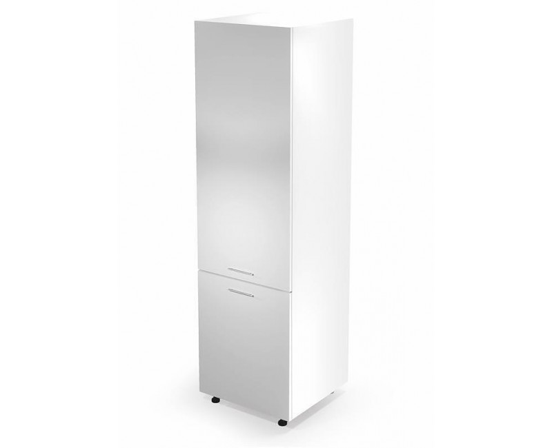 Колонен шкаф Vento DL-60/214 60см Бял гланц -