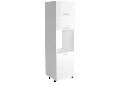 Колонен шкаф за фурна Vento DP-60/214 60см Бял Гланц - Кухни