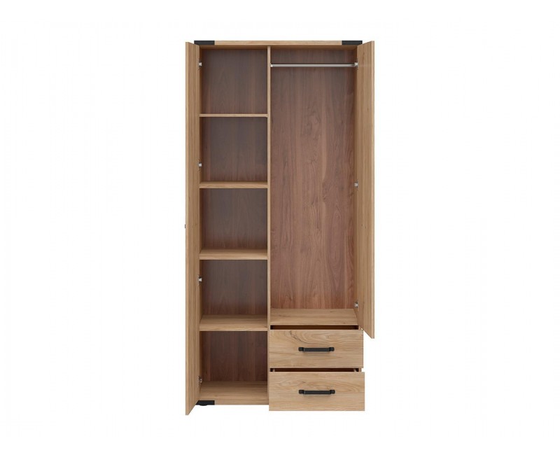 Гардероб Lara SZF2D2S 90 см - Гардероби