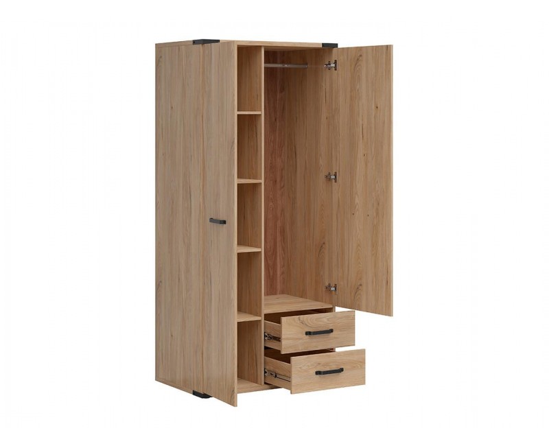 Гардероб Lara SZF2D2S 90 см - Гардероби