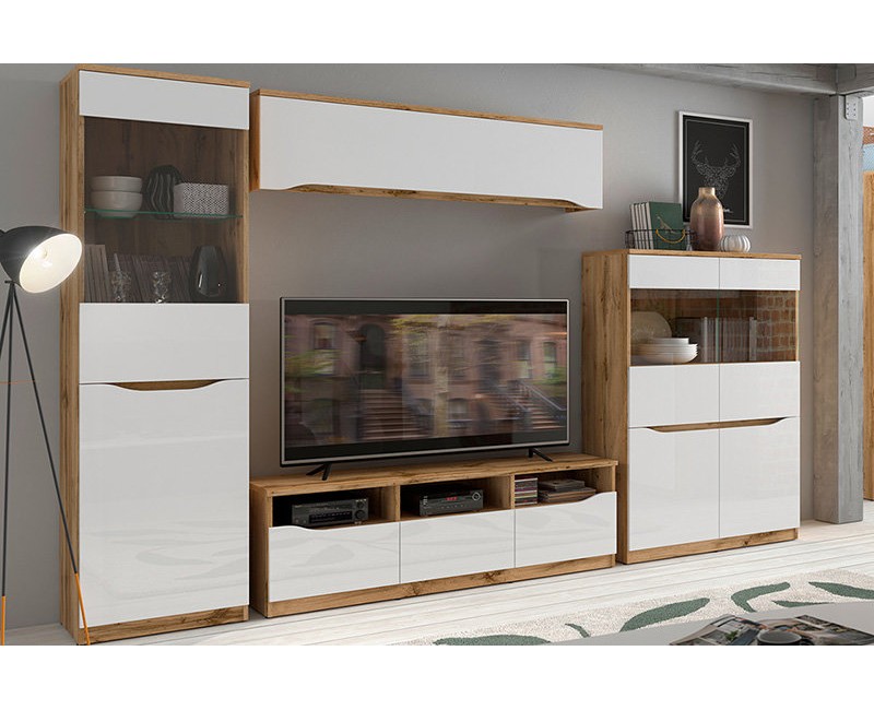 Витринен шкаф Nuis REG1D1W - Витрини