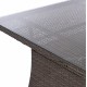Маса Минск 150x90 - HM5507.01 сив цвят - Градински маси
