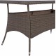 Маса Минск 150x90 - HM5507.01 сив цвят - Градински маси