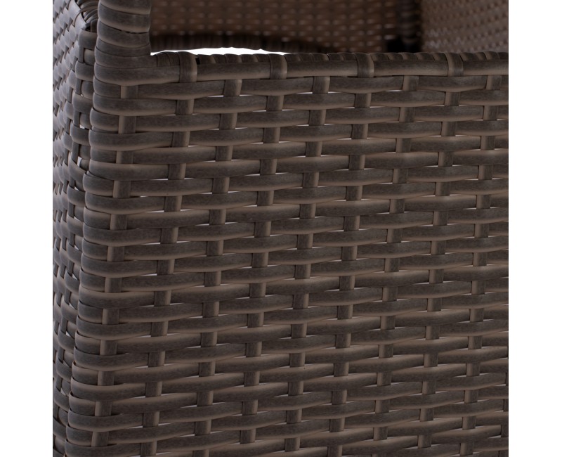 Маса Минск 150x90 - HM5507.01 сив цвят - Градински маси