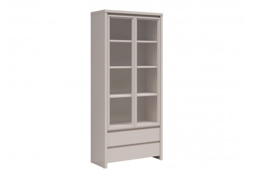 Витринен шкаф KASPIAN REG2W2S - BRW