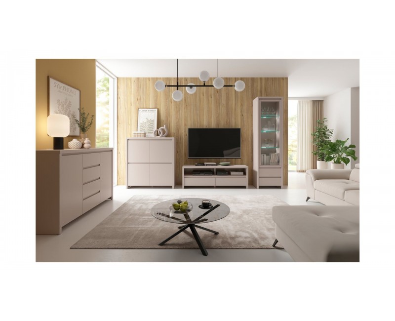 Витринен шкаф KASPIAN REG1W2S - Модулна система KASPIAN