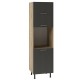 Кухненски шкаф SKY LOFT ШД 60/241 HK-S ЗА ФУРНА златен дъб крафт/сиво  -