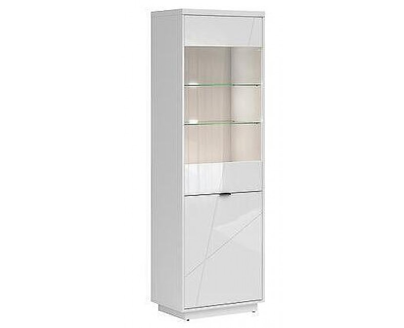 Витрина FORN REG1D1W корпус и фронт бял лак  -