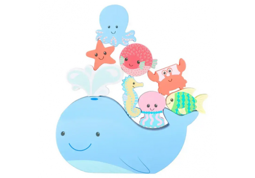 Дървена игра за балансиране - Морски животни (FSC®) - Играчки