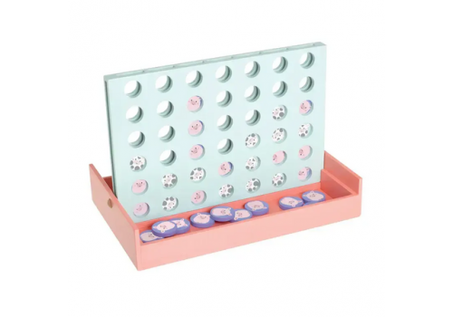 Дървена настолна игра - 4 подред (FSC®) - Играчки