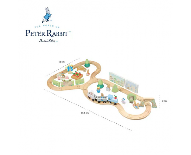 Влакова композиция - Зайчето Питър - Peter Rabbit (FSC®) - Играчки