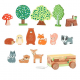 Госрки животни с количка - Woodland (FSC®) - Играчки