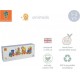 Голям дървен влак, пъзел и сортер -  Animals Collection - Играчки