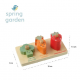 Дървен пъзел - броене на зеленчуци -  Spring Garden - Играчки