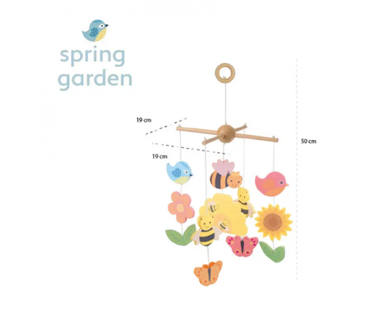 Дървена висяща играчка Градина - Spring Garden - Играчки