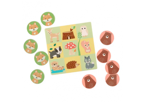 Дървен Морски Шах с животни - Woodland Animals - Детска стая
