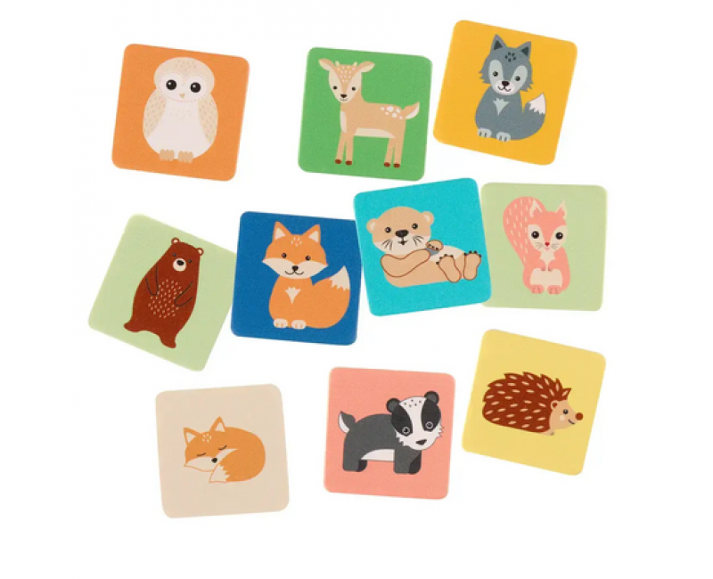 Мемори игра с животни - Woodland Animals - Играчки
