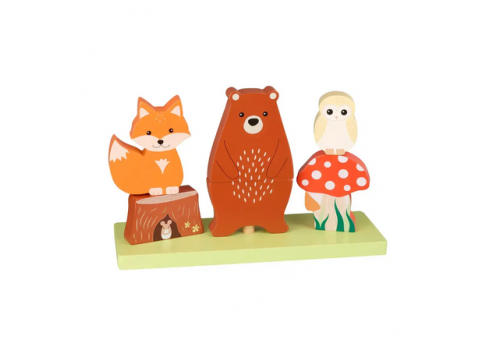 Пъзел низанка с животни - Woodland Animals - Детска стая
