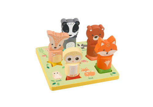 3D Пъзел с животни - Woodland Animals - Детска стая