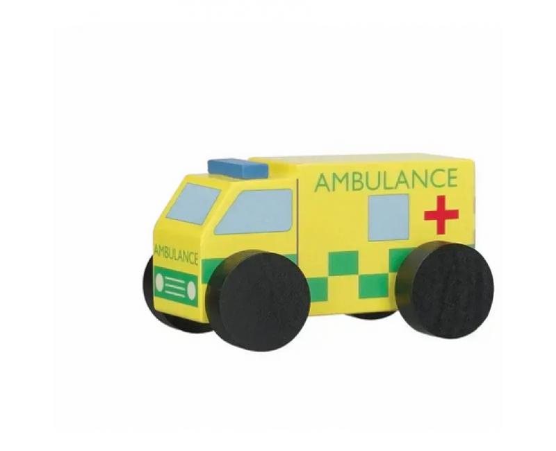 Дървена линейка - Emergency Services - Играчки