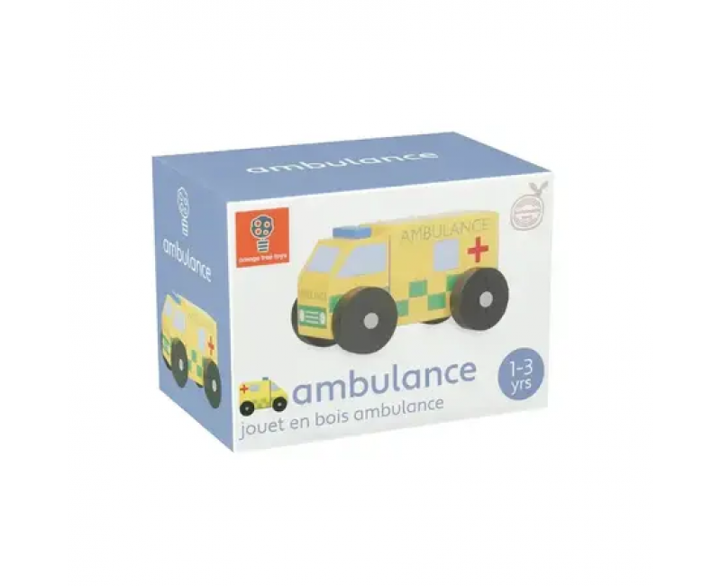Дървена линейка - Emergency Services - Играчки