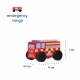 Дървена пожарна кола - Emergency Services - Играчки