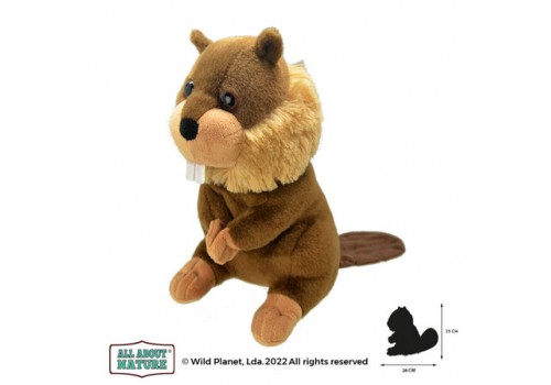 Плюшена играчка, Бобър 28см Wild Planet - Играчки