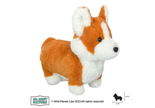 Плюшена играчка, Кученце корги 30см Wild Planet - Играчки