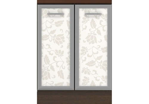 Modul inferior Regal Flowers lucios  B51 - Bucatarii