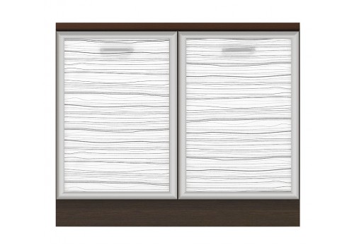 Modul inferior Regal-alb Matrix lucios B24 - Bucatarii