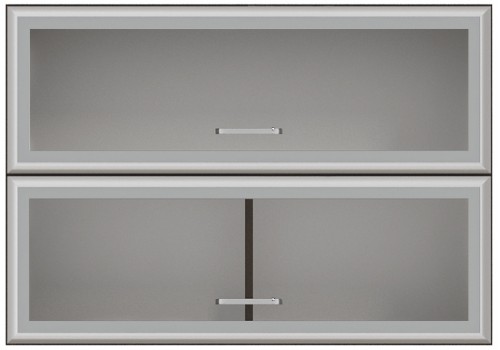 Modul superior Regal-alb Matrix lucios G38 - Bucatarii