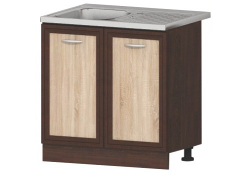 Modul inferior City V3 stejar Sonoma dulap pentru chiuveta cu bordura - Module City - stejar Sonoma