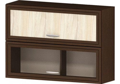 Modul superior City  G42 dulap cu usa swing si vitrina - Bucatarii