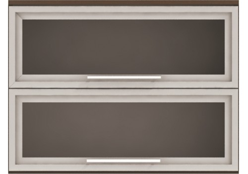 Modul superior Vanessa G37 dulap cu vitrine swing - Bucatarii