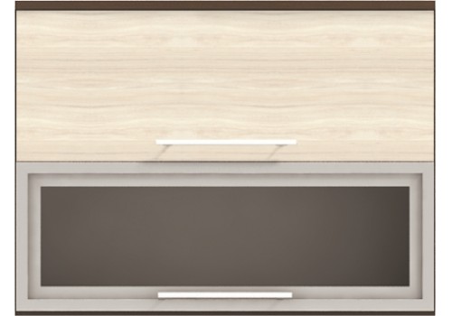 Modul superior Vanessa G41 dulap cu usa swing si vitrina - Bucatarii