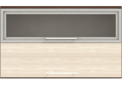 Modul superior Vanessa G46 dulap cu usa si vitrina swing - Bucatarii