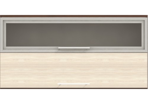 Modul superior Vanessa G47 dulap cu usa si vitrina swing - Bucatarii