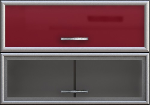Modul superior Venetia G42 dulap cu usa si vitrina swing - Bucatarii