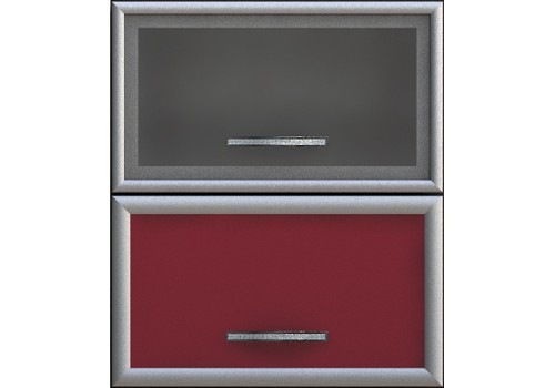 Modul superior Venetia G44 dulap cu vitrina si usa swing - Bucatarii