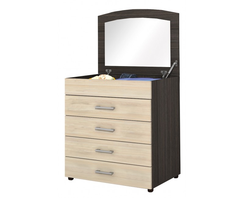 Mai mult mobilier pentru dormitor - Comode - Comoda Apollo 1 - nuc deschis