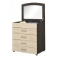 Mai mult mobilier pentru dormitor - Comode - Comoda Apollo 1 - nuc deschis