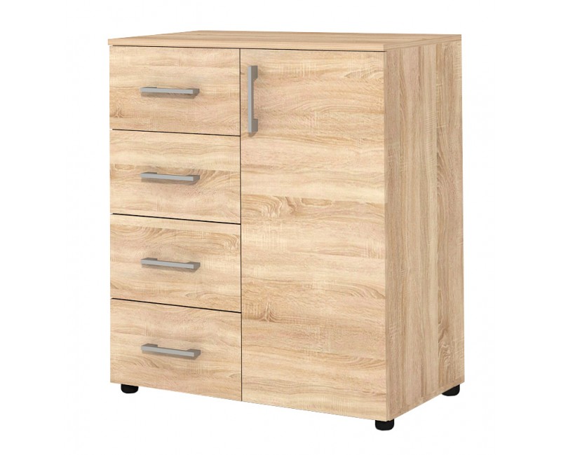Mai mult mobilier pentru dormitor - Comode - Comoda Apollo 5 - stejar Sonoma