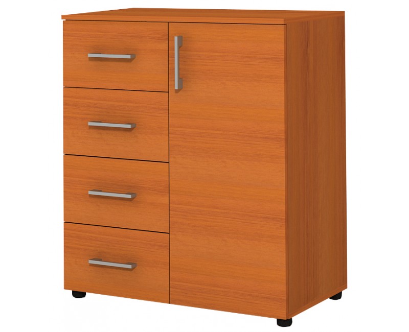 Mai mult mobilier pentru dormitor - Comode - Comoda Apollo 5 - nuc deschis
