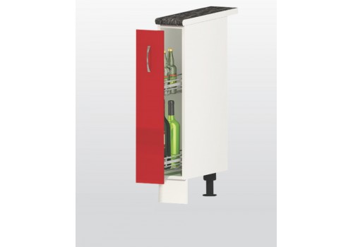 Modul inferior Alice V62 rosu lucios - Bucatarii