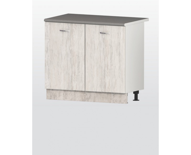Modul inferior Havana V24 stejar Blanco - dulap cu doua usi si raft