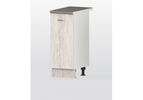 Modul inferior Havana V5 stejar Blanco - dulap cu usa si raft - Bucatarii