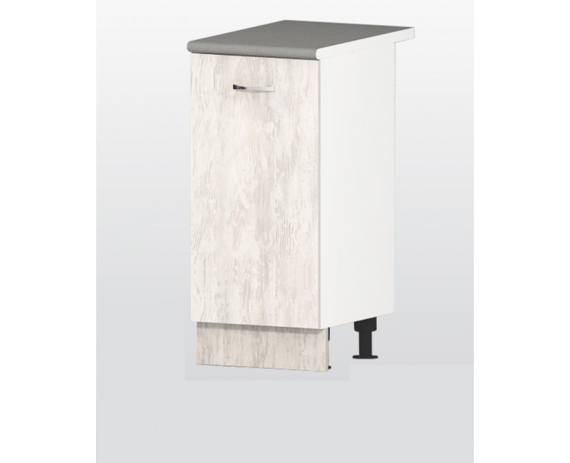 Modul inferior Havana V61 stejar Blanco - dulap cu usa si raft