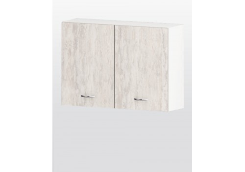 Modul superior Havana G28 stejar Blanco - dulap cu doua usi si raft - Bucatarii